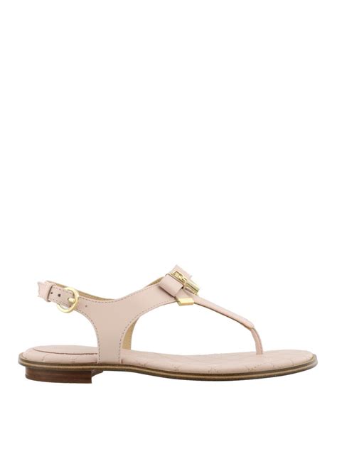 MICHAEL By Michael Kors Alice Leather Sandal Pink